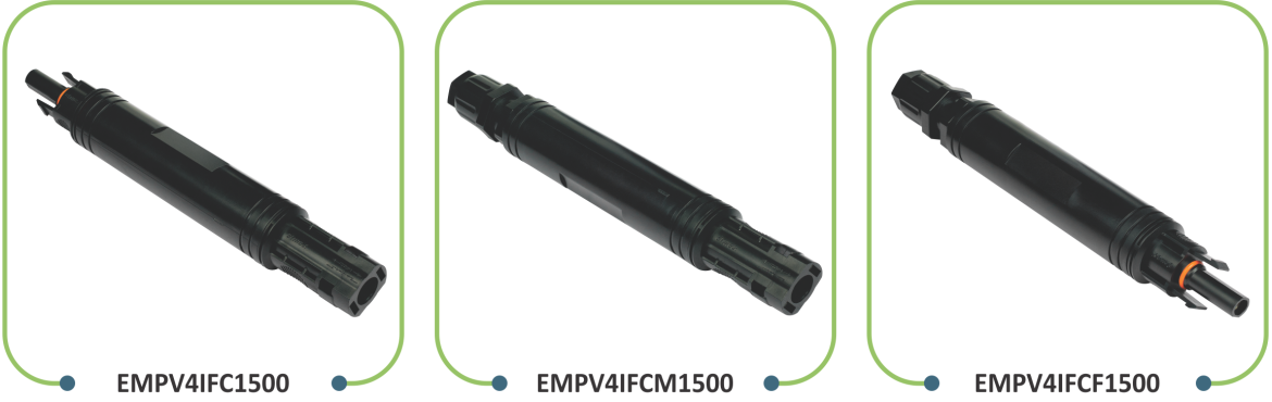 PV Solar Straight Inline Fuse Connectors - 1500 V Manufacturer in India