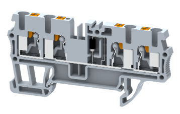 PQ2.5-2X2+D2 Terminal Blocks Push In Connection Diode Terminal Blocks Manufacturer and Supplier in India – Elmex 