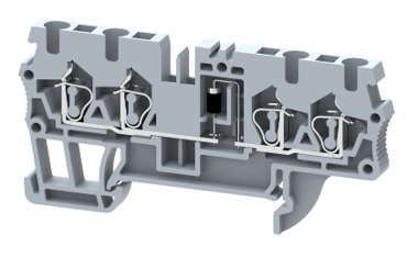 SQ2.5-2X2+D2 Terminal Blocks Spring Cage Connection Diode Terminal Blocks Manufacturer and Supplier in India – Elmex 