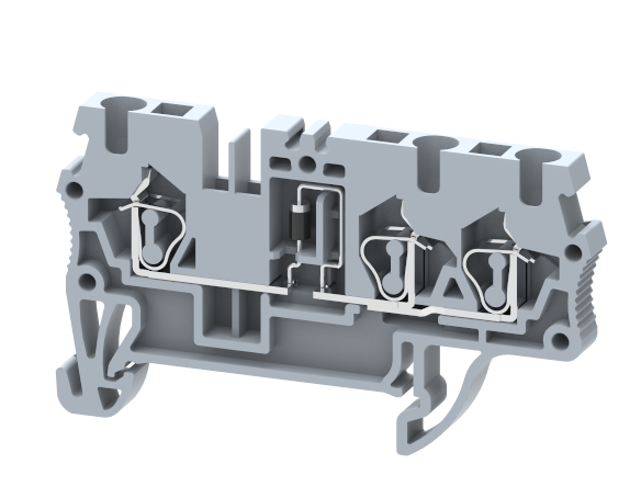 SQ2.5-1X2+D1 Terminal Blocks Spring Cage Connection Diode Terminal Blocks Manufacturer and Supplier in India – Elmex 