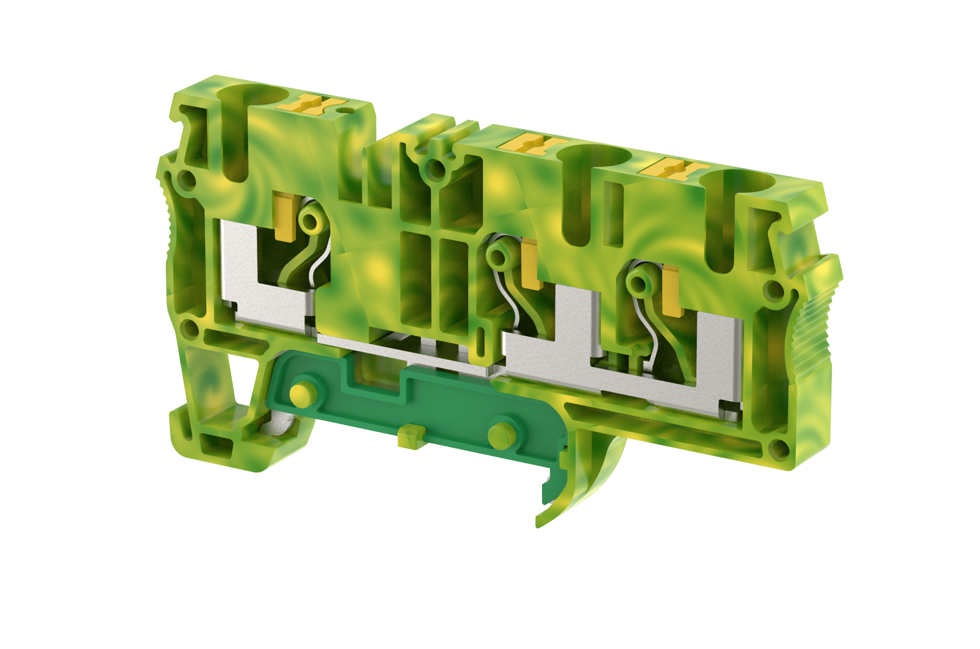 PGQ6-1X2 Terminal Blocks Push In Connection Ground Terminal Blocks Manufacturer and Supplier in India – Elmex 
