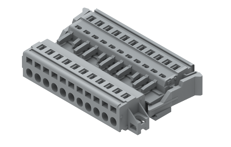DPSC5.08PMV-11W Terminal Blocks Spring Cage Connection Plug & Socket Terminals Manufacturer and Supplier in India – Elmex 