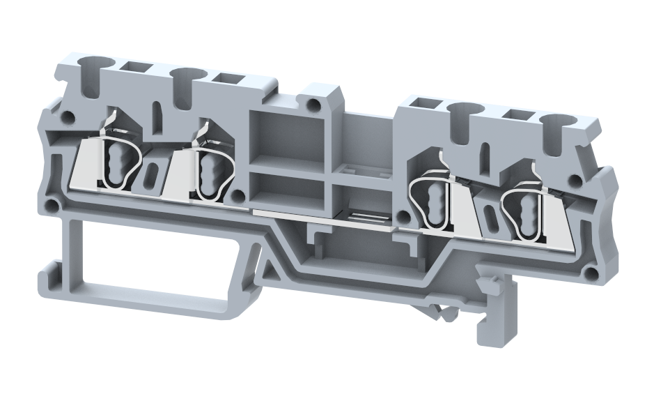 DST2.5-2X2 Terminal Blocks Spring Cage Connection Multi Conductor Terminal Blocks Manufacturer and Supplier in India – Elmex 