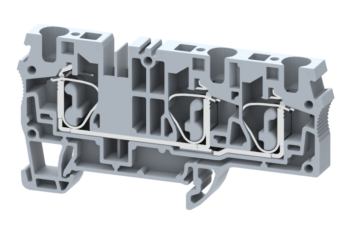 SQ6-1X2 Terminal Blocks Spring Cage Connection Multi Conductor Terminal Blocks Manufacturer and Supplier in India – Elmex 