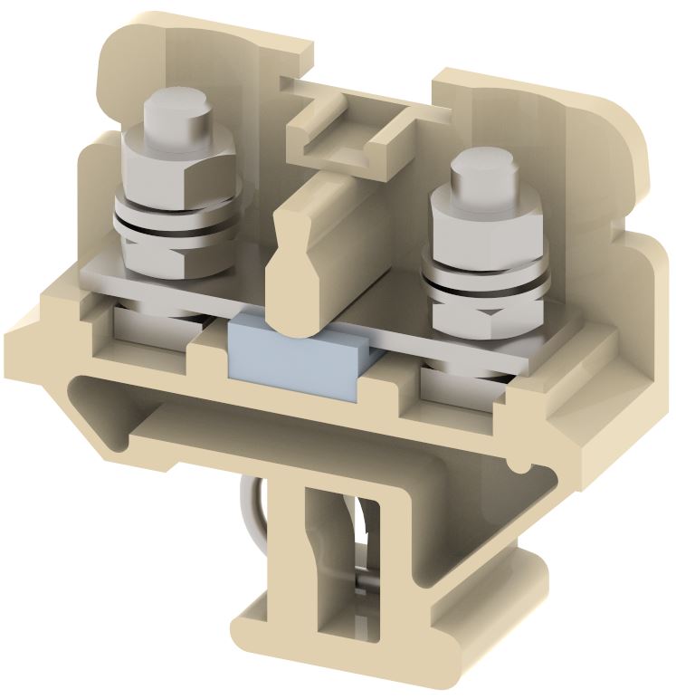 CBTM5 Terminal Blocks Bolt Connection Feed Through Terminal Blocks Manufacturer and Supplier in India – Elmex 