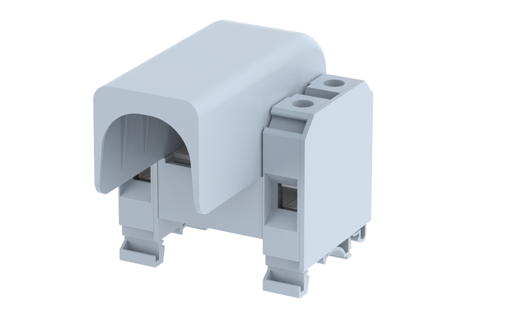 DBK150/25-1X2 Terminal Blocks 1 nut connection for IC & Screw clamp connection for OG Distribution Block Manufacturer and Supplier in India – Elmex 
