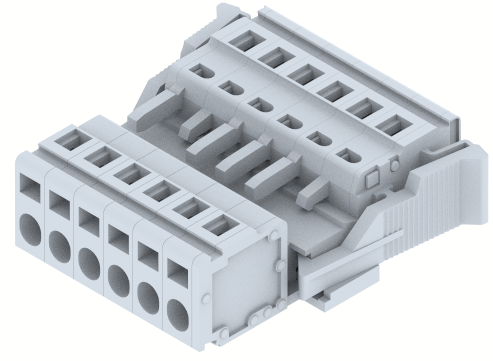 DPSC5.08WW-6W Terminal Blocks Spring Cage Connection Plug & Socket Terminals Manufacturer and Supplier in India – Elmex 