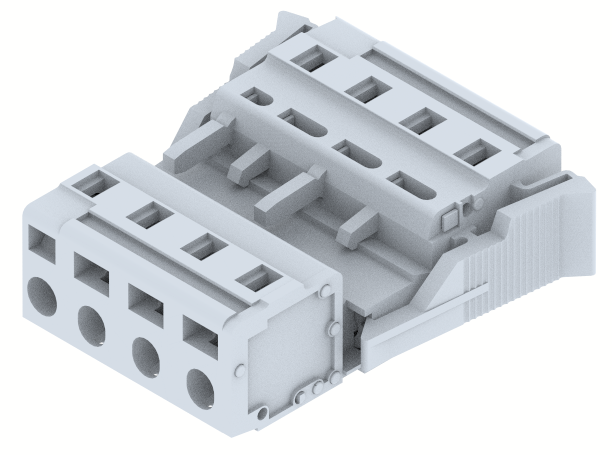 DPSC7.50WW-4W Terminal Blocks Spring Cage Connection Plug & Socket Terminals Manufacturer and Supplier in India – Elmex 