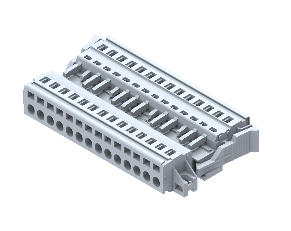 DPSC5.08PMV-14W Terminal Blocks Spring Cage Connection Plug & Socket Terminals Manufacturer and Supplier in India – Elmex 