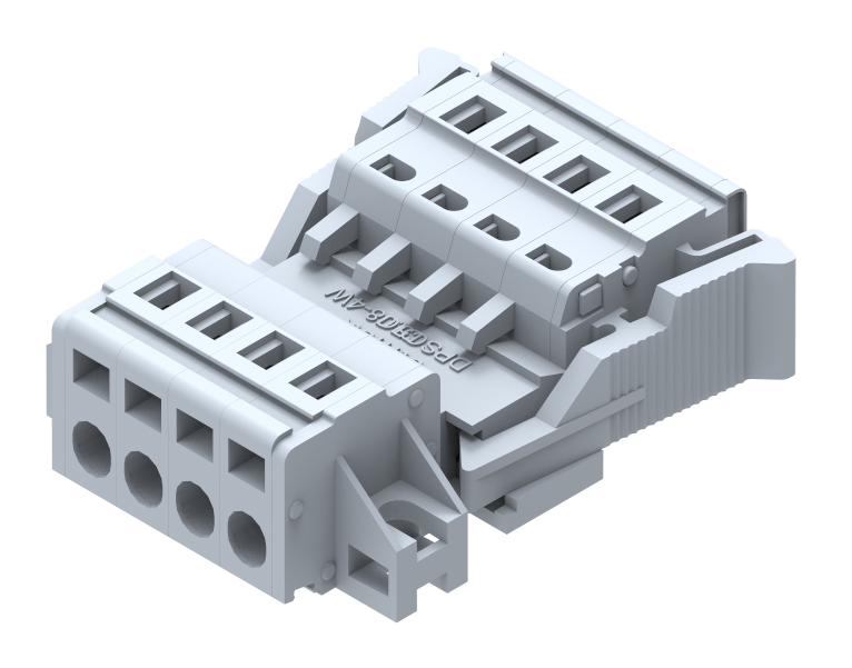 DPSC5.08PMV-4W Terminal Blocks Spring Cage Connection Plug & Socket Terminals Manufacturer and Supplier in India – Elmex 