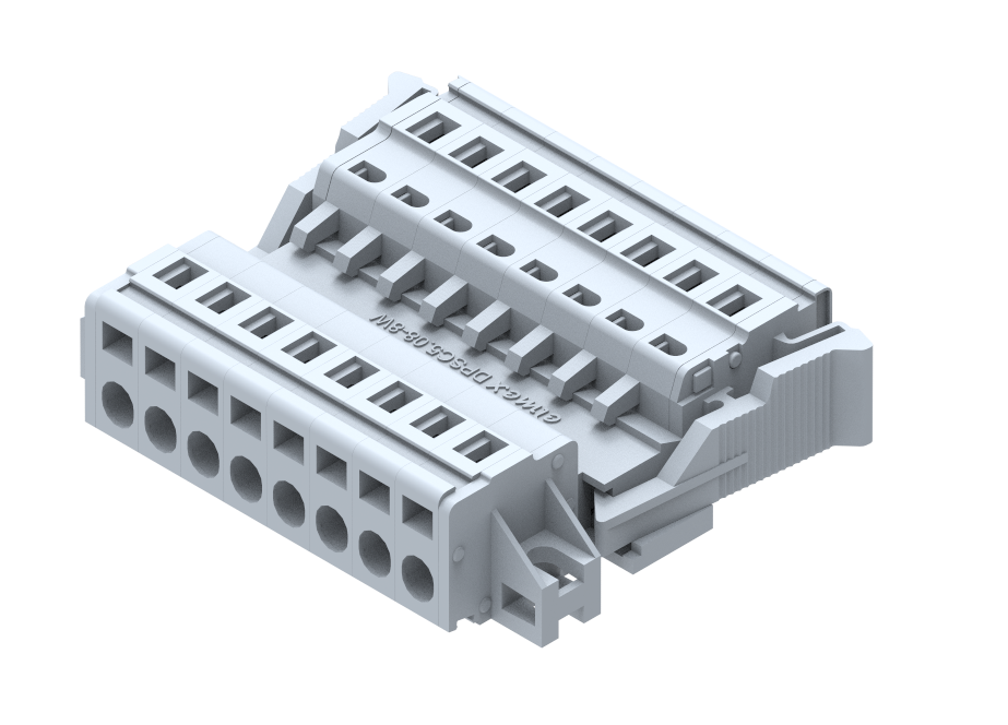 DPSC5.08PMV-8W Terminal Blocks Spring Cage Connection Plug & Socket Terminals Manufacturer and Supplier in India – Elmex 