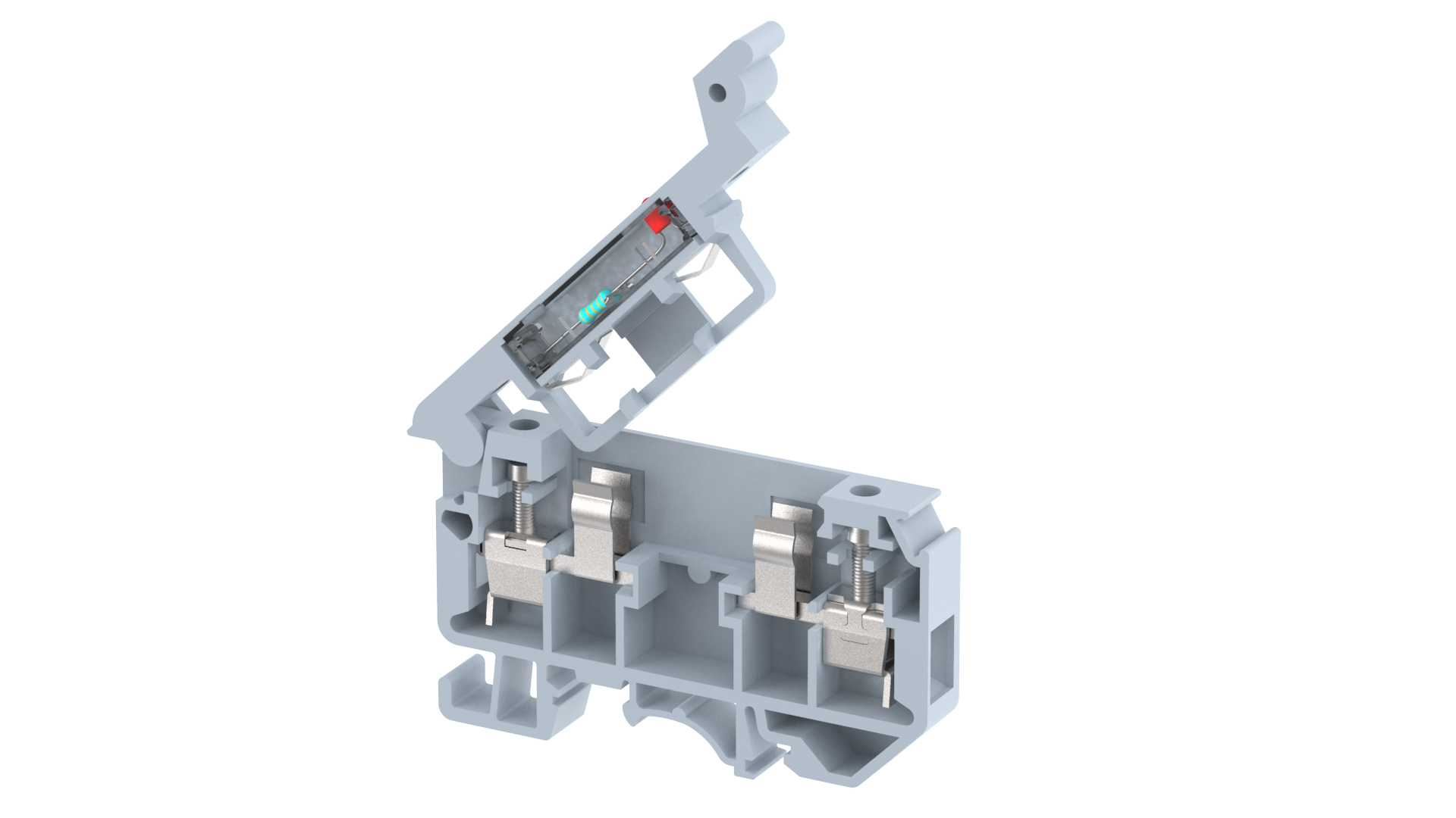 KUFH4D1 Terminal Blocks Screw Connection Fuse Terminal Blocks Manufacturer and Supplier in India – Elmex 