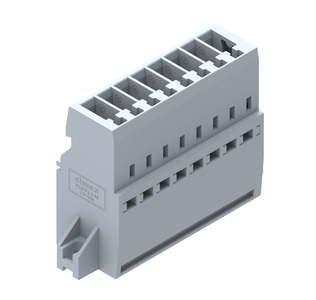 PQPP2.5M-VM8W Terminal Blocks Push In Connection Pluggable Terminal Blocks Manufacturer and Supplier in India – Elmex 
