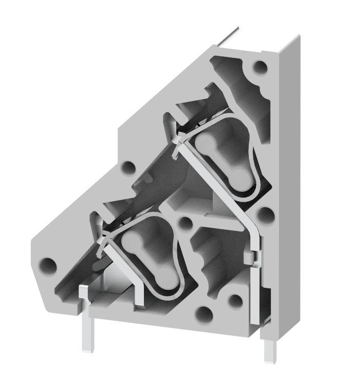 SQECDDWP Terminal Blocks Spring Cage Connection PCB Connectors Manufacturer and Supplier in India – Elmex 