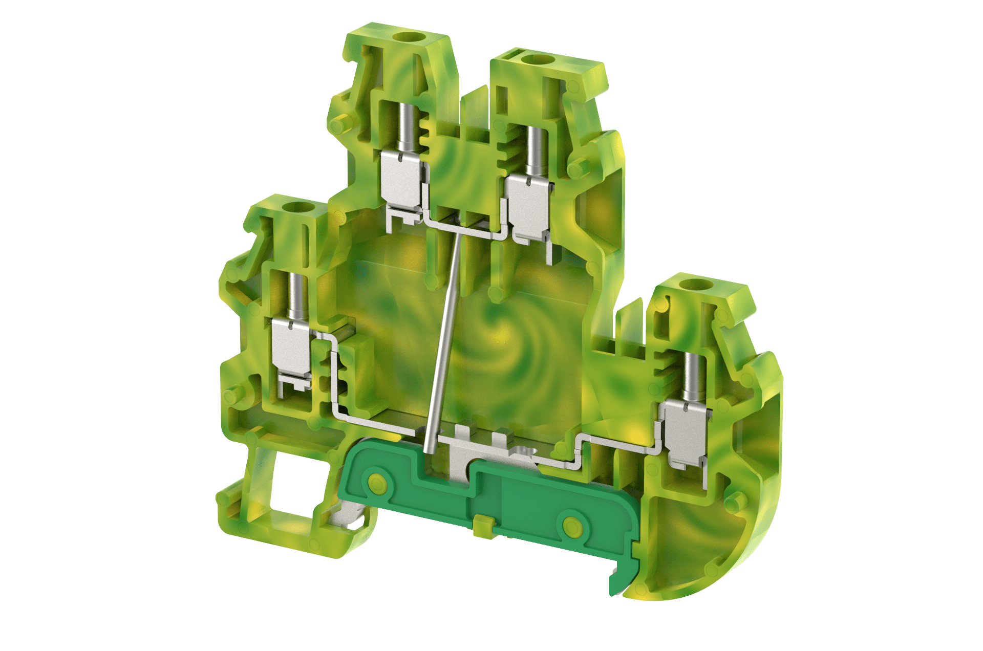 TGQ2.5-2T Terminal Blocks Screw Connection Manufacturer and Supplier in India – Elmex 