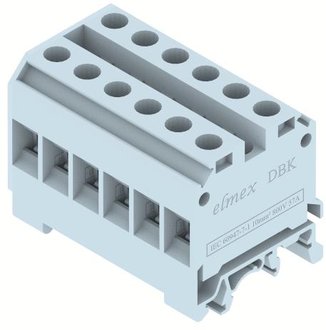 DBK6 Terminal Blocks Screw Connection Manufacturer and Supplier in India – Elmex 