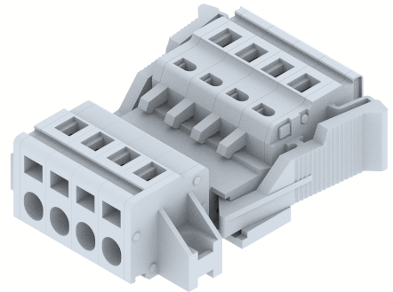 DPSC5.08PM-4W Terminal Blocks Spring Cage Connection Manufacturer and Supplier in India – Elmex 
