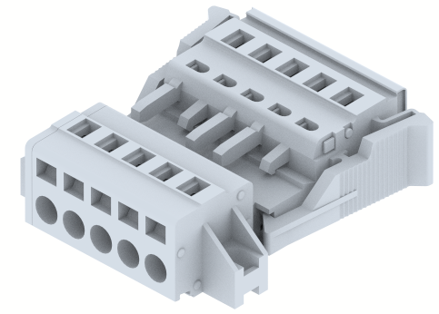 DPSC5.08PM-5W Terminal Blocks Spring Cage Connection Manufacturer and Supplier in India – Elmex 
