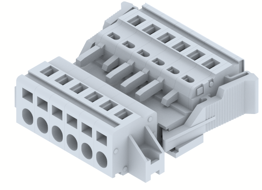 DPSC5.08PM-6W Terminal Blocks Spring Cage Connection Manufacturer and Supplier in India – Elmex 