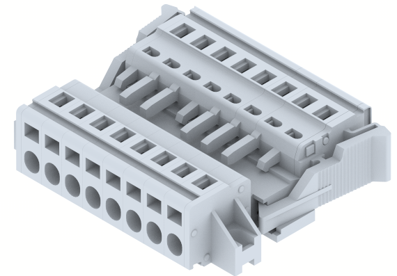 DPSC5.08PM-8W Terminal Blocks Spring Cage Connection Manufacturer and Supplier in India – Elmex 