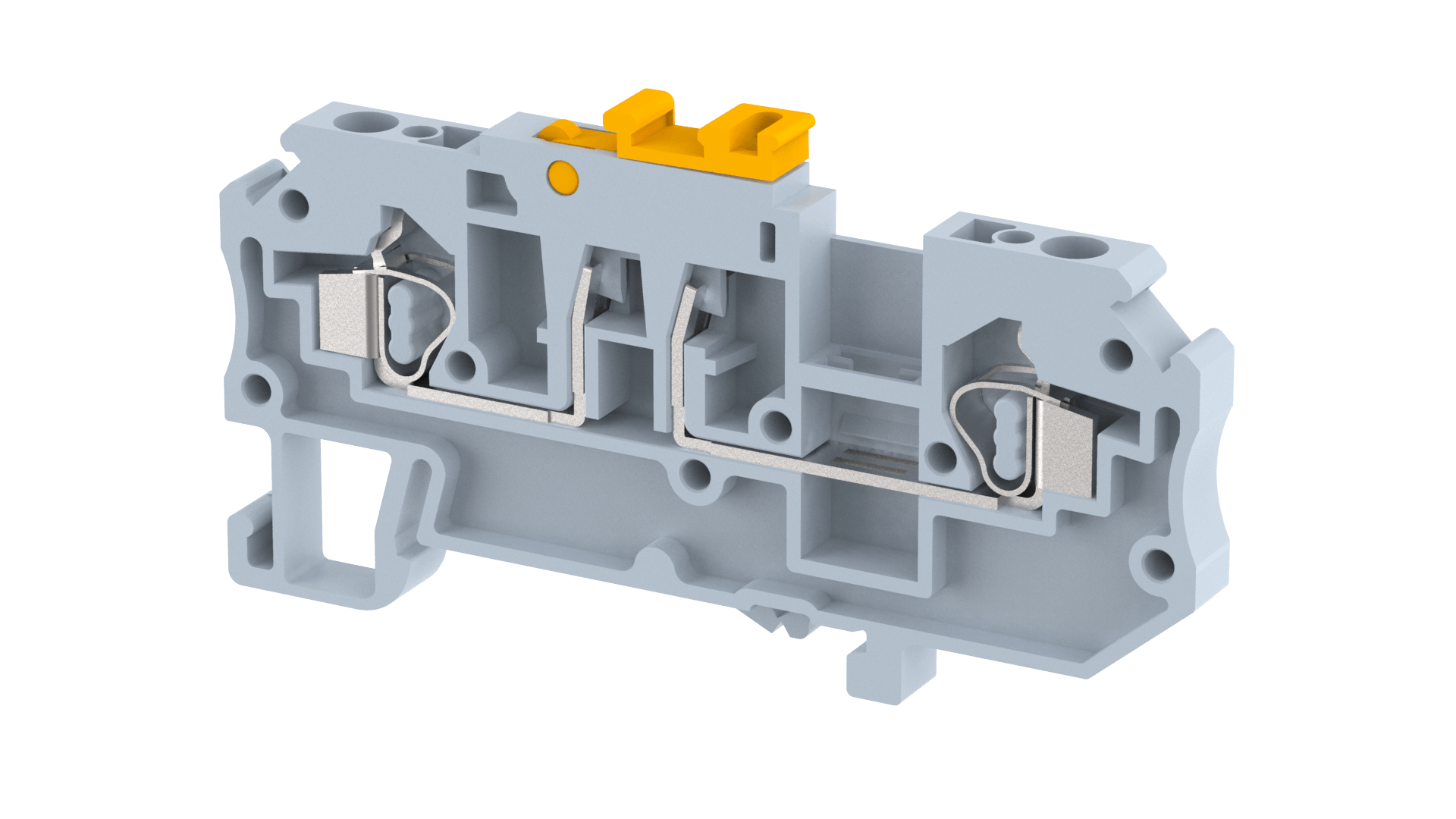 DSDT2.5 Terminal Blocks Spring Cage Connection Manufacturer and Supplier in India – Elmex 