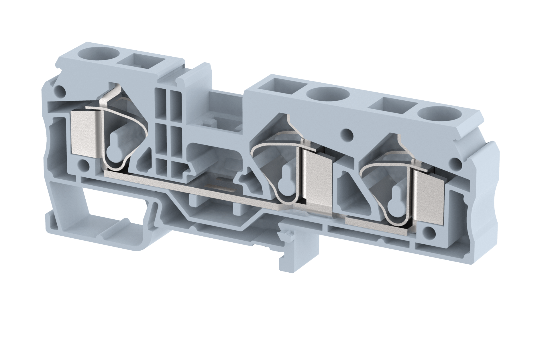 DST16-1X2 Terminal Blocks Spring Cage Connection Manufacturer and Supplier in India – Elmex 