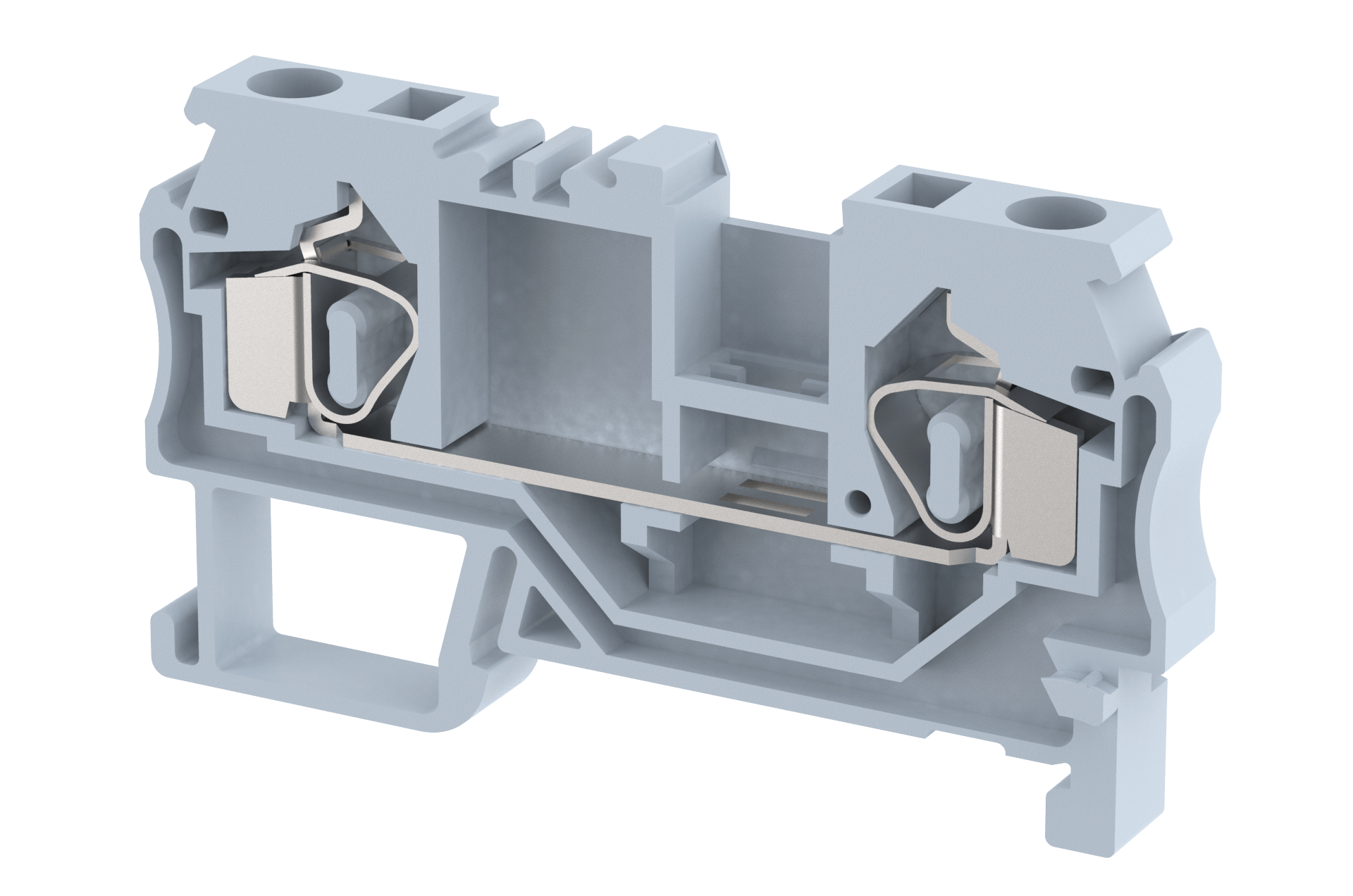 DST4 Terminal Blocks Spring Cage Connection Manufacturer and Supplier in India – Elmex 