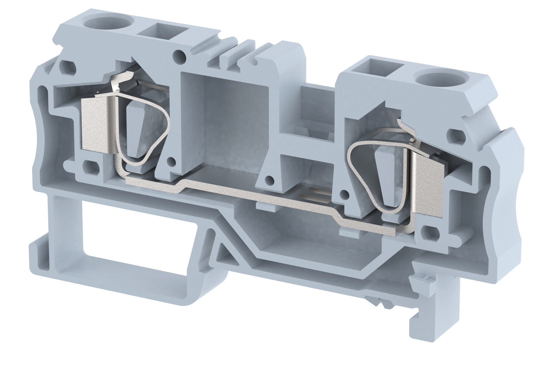 DST6 Terminal Blocks Spring Cage Connection Manufacturer and Supplier in India – Elmex 