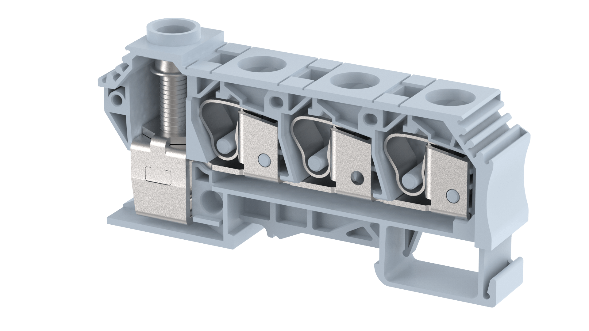 DTB35-10 Terminal Blocks Spring Cage Connection Manufacturer and Supplier in India – Elmex 