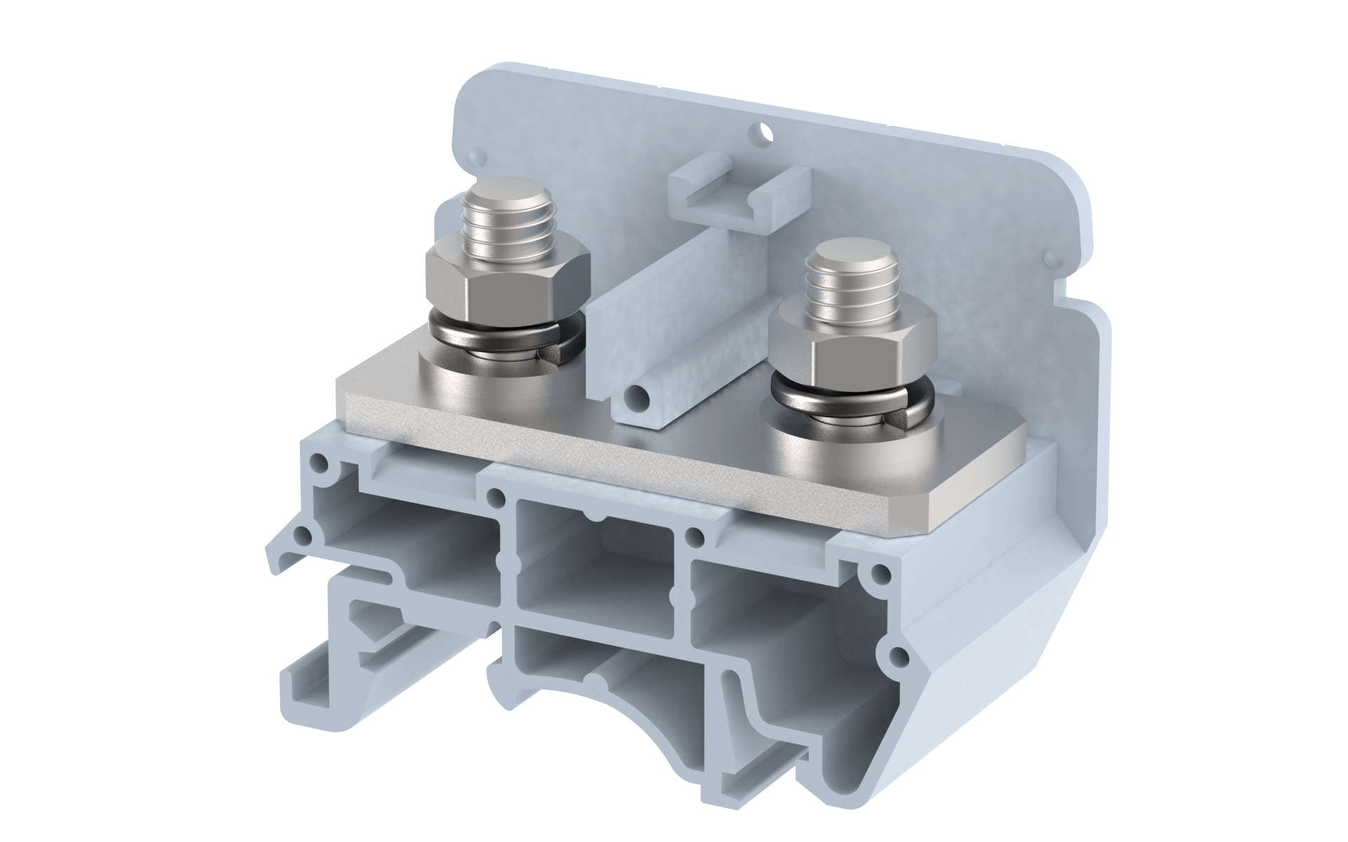 KBT100 Terminal Blocks Bolt Connection Manufacturer and Supplier in India – Elmex 