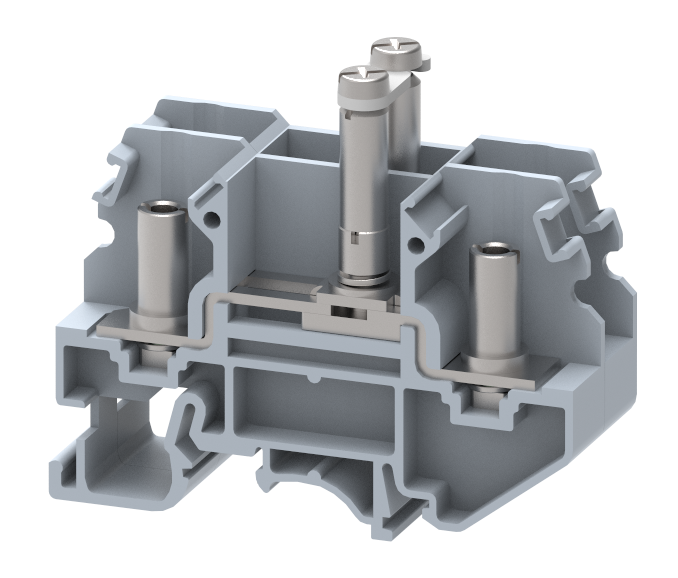KLTDM4-2WAY Terminal Blocks Bolt Connection Manufacturer and Supplier in India – Elmex 