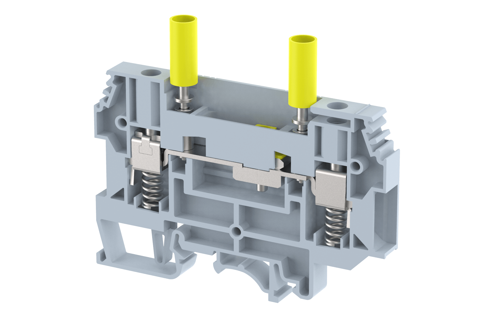 KULTD6 Terminal Blocks Screw Connection with spring support Manufacturer and Supplier in India – Elmex 