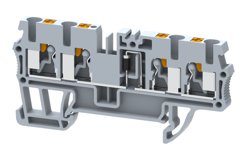 PQ2.5-2X2+D1 Terminal Blocks Manufacturer and Supplier in India – Elmex 