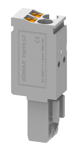 PQPP2.5F-2W Terminal Blocks Push In Connection Manufacturer and Supplier in India – Elmex 