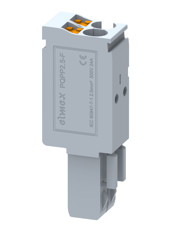 PQPP2.5F-2W Terminal Blocks Push In Connection Manufacturer and Supplier in India – Elmex 