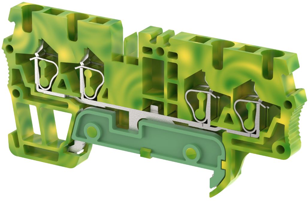 SGQ2.5-2X2 Terminal Blocks Spring Cage Connection Manufacturer and Supplier in India – Elmex 