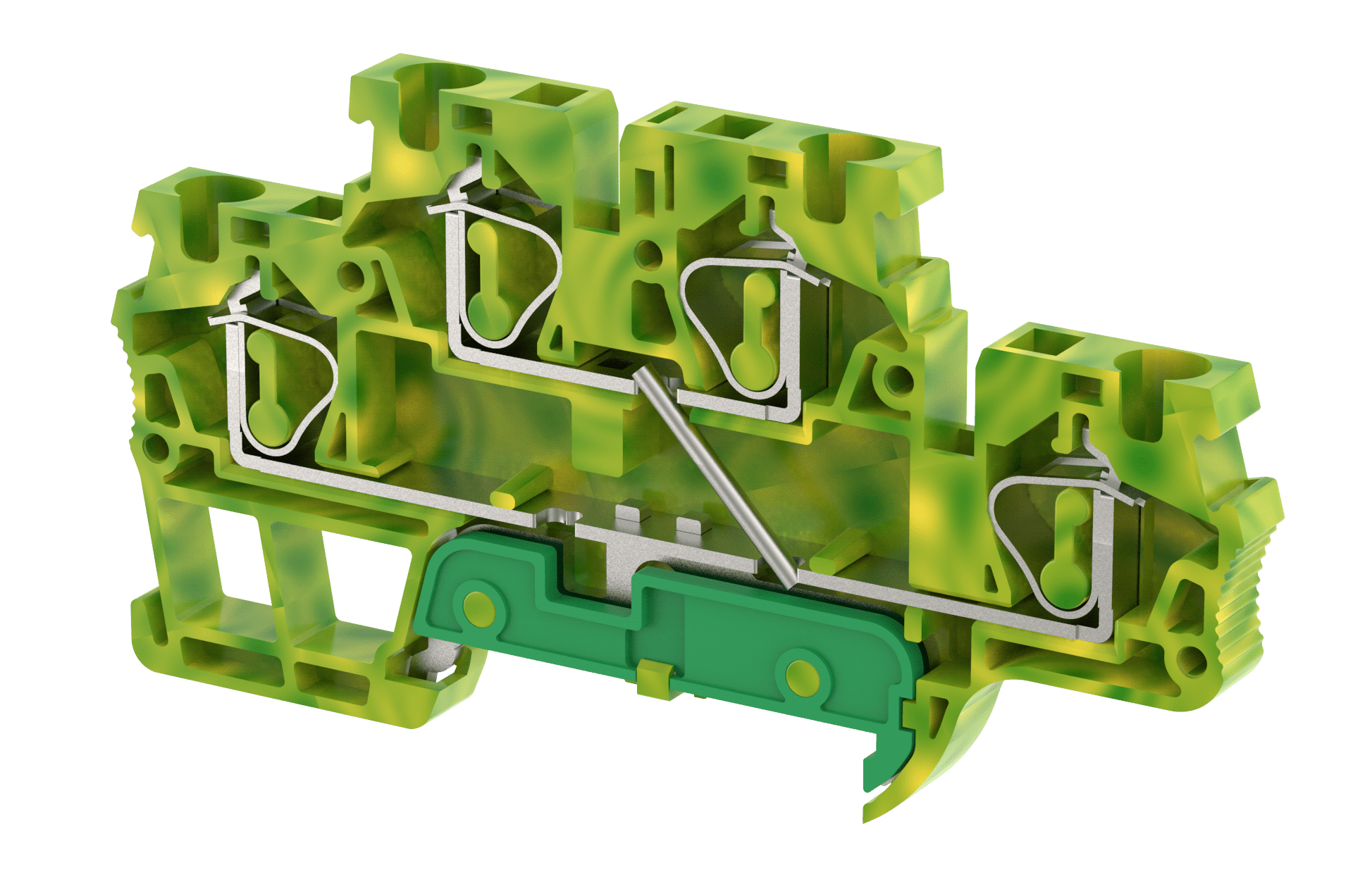 SGQ4-2T Terminal Blocks Spring Cage Connection Manufacturer and Supplier in India – Elmex 