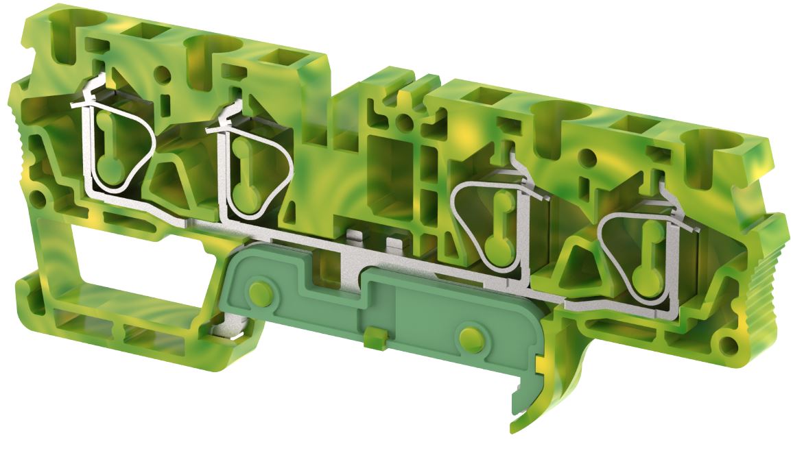 SGQ4-2X2 Terminal Blocks Spring Cage Connection Manufacturer and Supplier in India – Elmex 