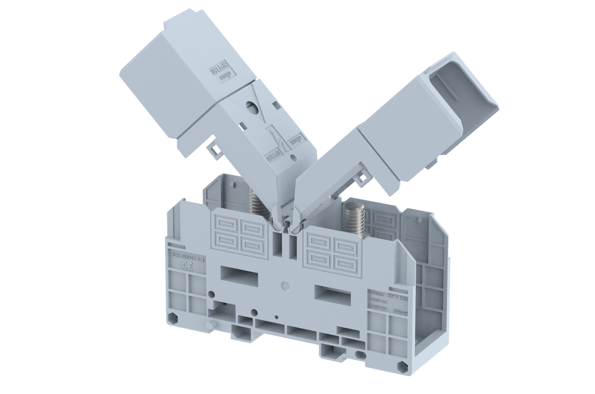 SPT150 Terminal Blocks Bolt Connection Manufacturer and Supplier in India – Elmex 