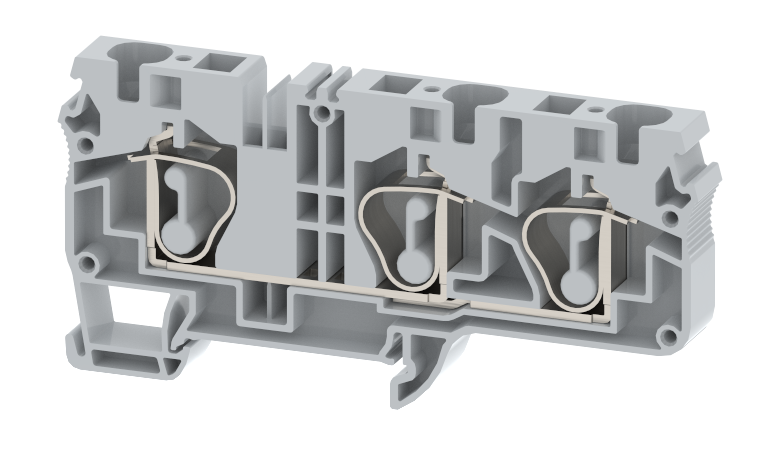 SQ10-1X2 Terminal Blocks Spring Cage Connection Manufacturer and Supplier in India – Elmex 
