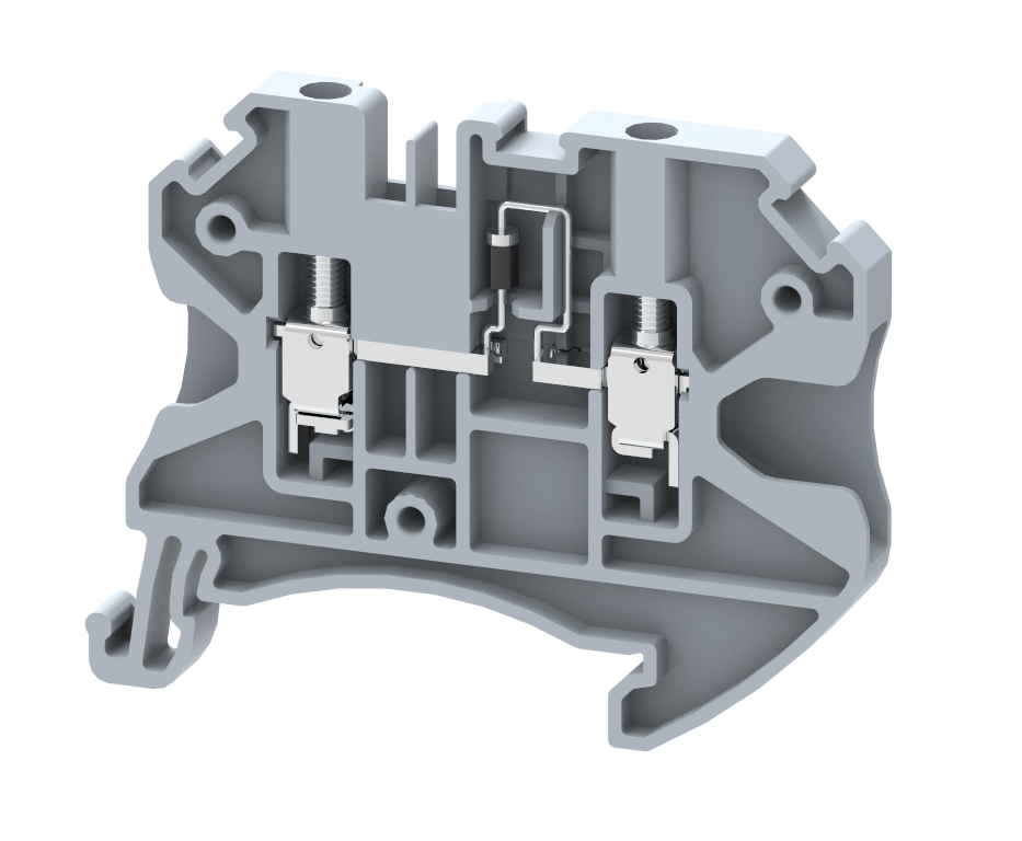 TQ2.5+D Terminal Blocks Screw Connection Manufacturer and Supplier in India – Elmex 