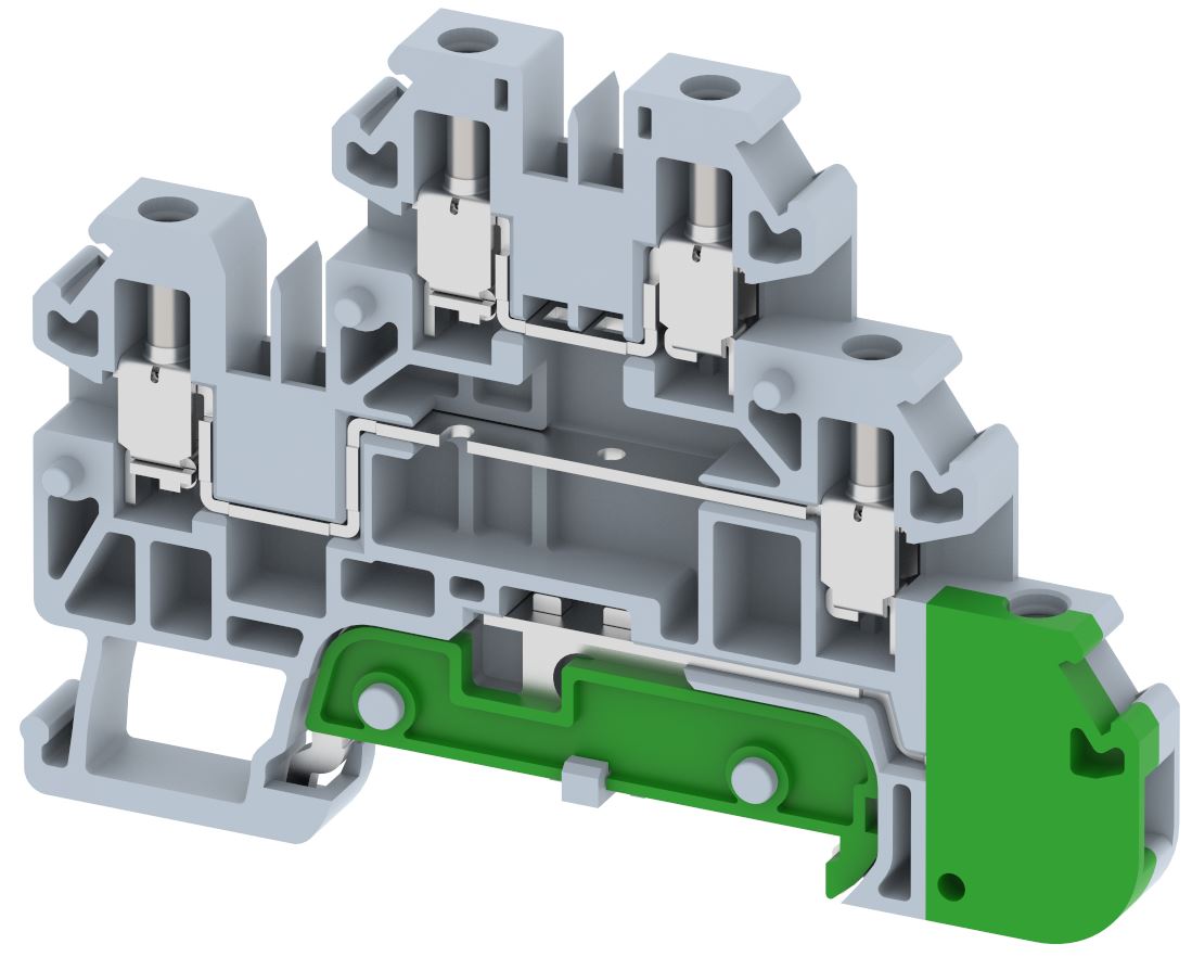TQ2.5-2T+E Terminal Blocks Screw Connection Manufacturer and Supplier in India – Elmex 