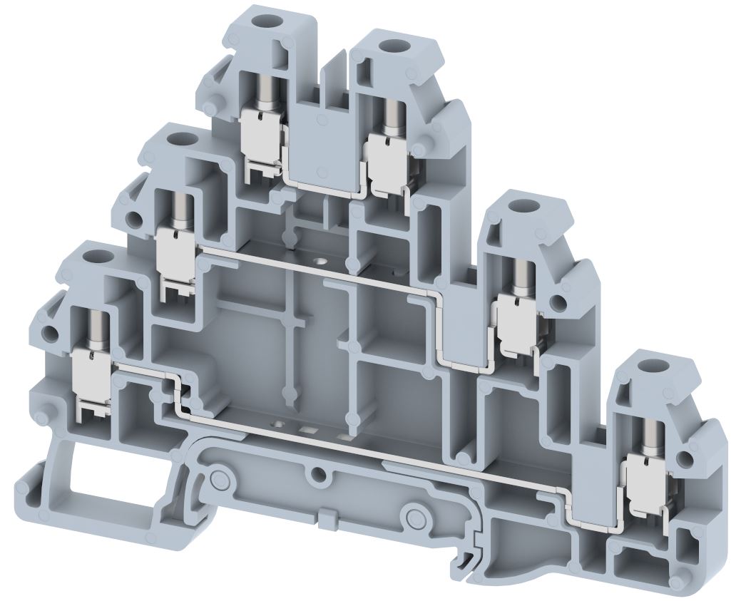 TQ2.5-3T Terminal Blocks Screw Connection Manufacturer and Supplier in India – Elmex 