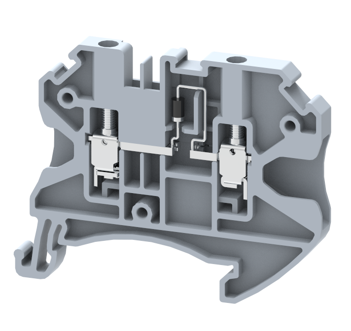 TQ2.5-D Terminal Blocks Screw Connection Manufacturer and Supplier in India – Elmex 