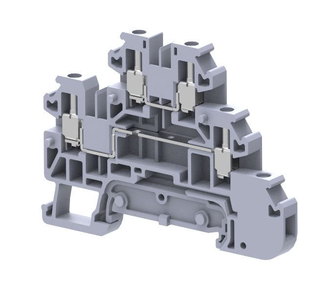 TQ2.5-2T+WOE Terminal Blocks Screw Connection Manufacturer and Supplier in India – Elmex 