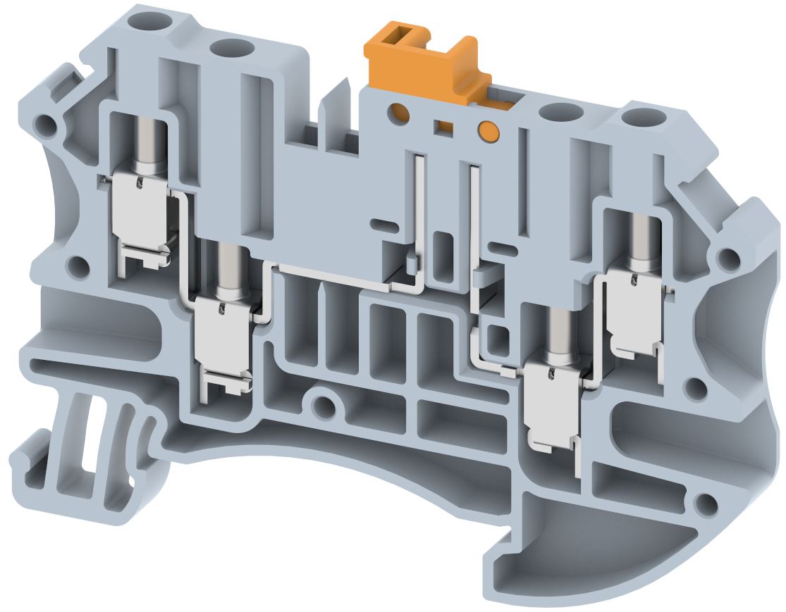 TQK2.5-2X2 Terminal Blocks Screw Connection Manufacturer and Supplier in India – Elmex 