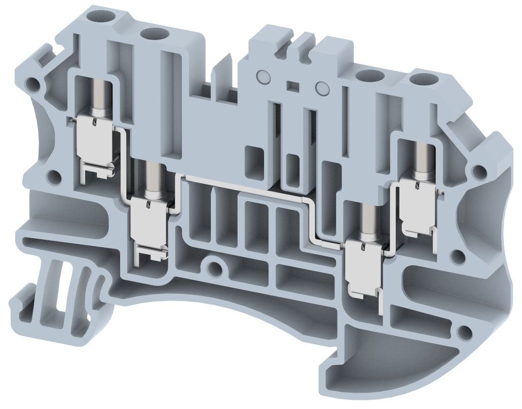 TQKFT2.5-2x2 Terminal Blocks Screw Connection Manufacturer and Supplier in India – Elmex 