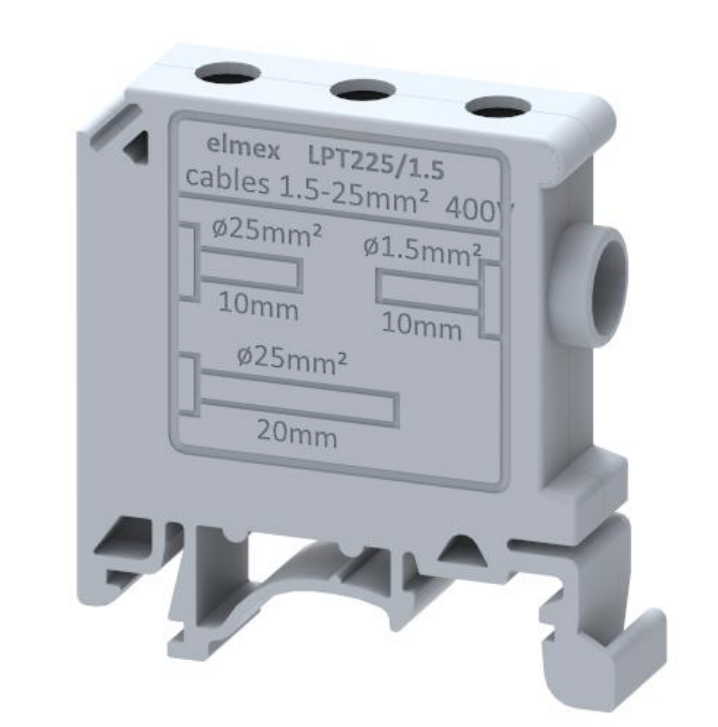 LPT225 Terminal Blocks Screw Connection Manufacturer and Supplier in India – Elmex 